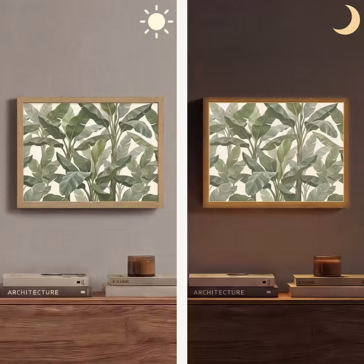 Lightbox - Wandlamp - Planten - Bladeren - Tropisch - Groen — 6