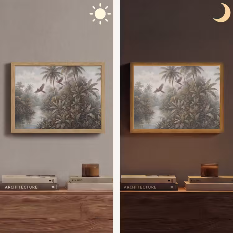 Lightbox - Wandlamp - Vogel - Vliegend - Tropisch - Landschap - Klassiek — 6