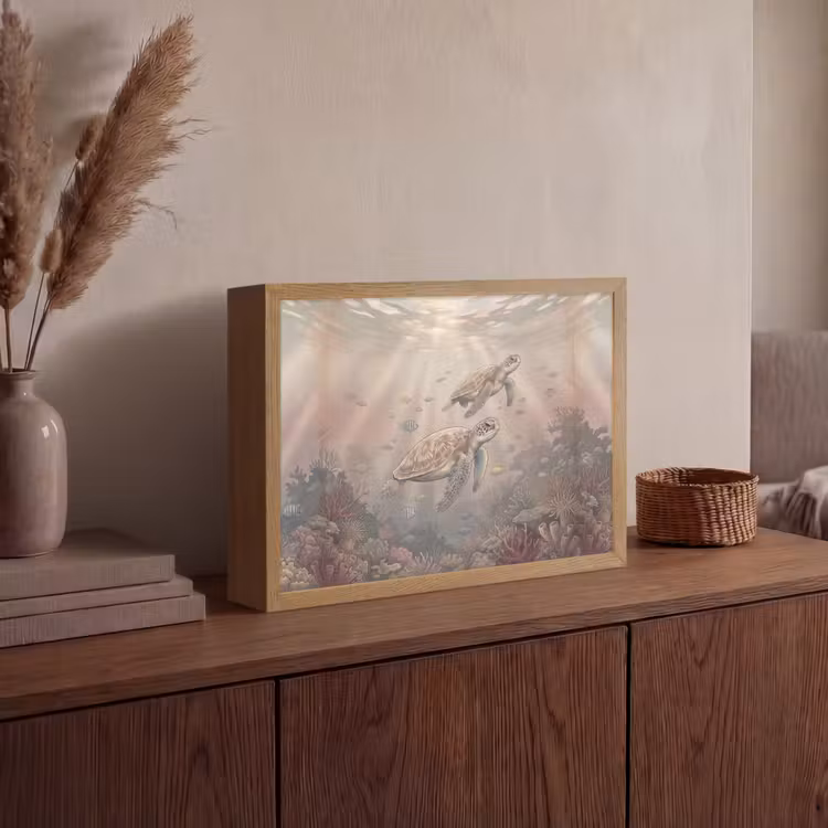 Lightbox - Wandlamp - Dier - Onderwater - Oceaan - Illustratie - Zeeleven — 4