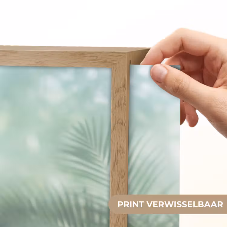 Lightbox - Wandlamp - Natuur - Vervaagd - Groen - Abstract - Modern — 5