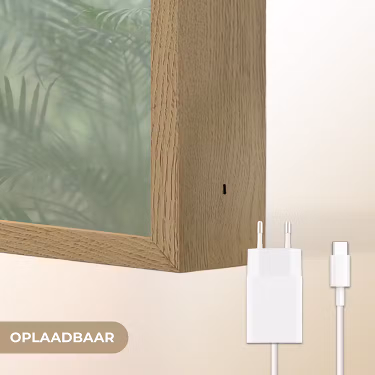 Lightbox - Wandlamp - Natuur - Vervaagd - Groen - Abstract - Modern — 7