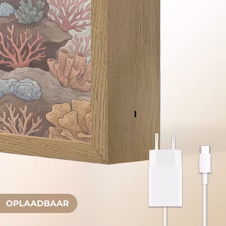 Lightbox - Wandlamp - Onderwater - Koraal - Vis - Natuur — 7