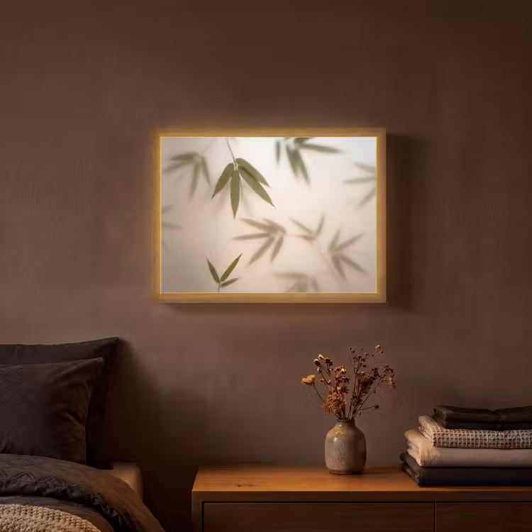 Lightbox - Wandlamp - Planten - Bladeren - Natuur - Groen — 3