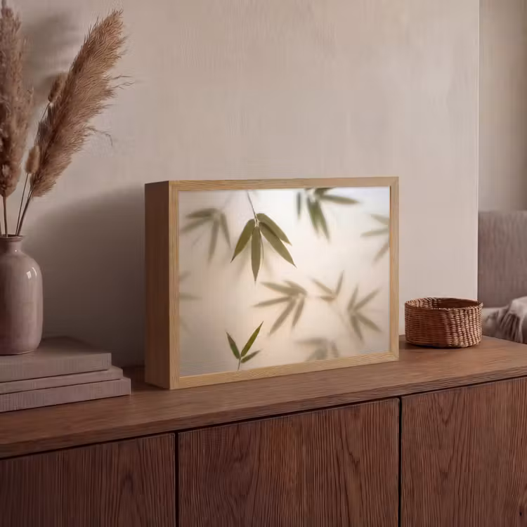 Lightbox - Wandlamp - Planten - Bladeren - Natuur - Groen — 4