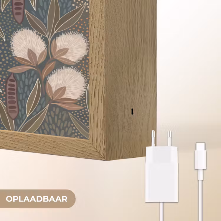 Lightbox - Wandlamp - Vogel - Bladeren - Natuur - Illustratie - Groen — 7