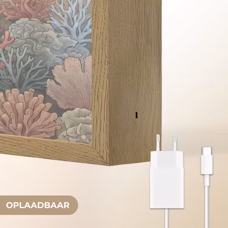 Lightbox - Wandlamp - Zee - Koraal - Vis - Natuur - Kleurrijk — 7