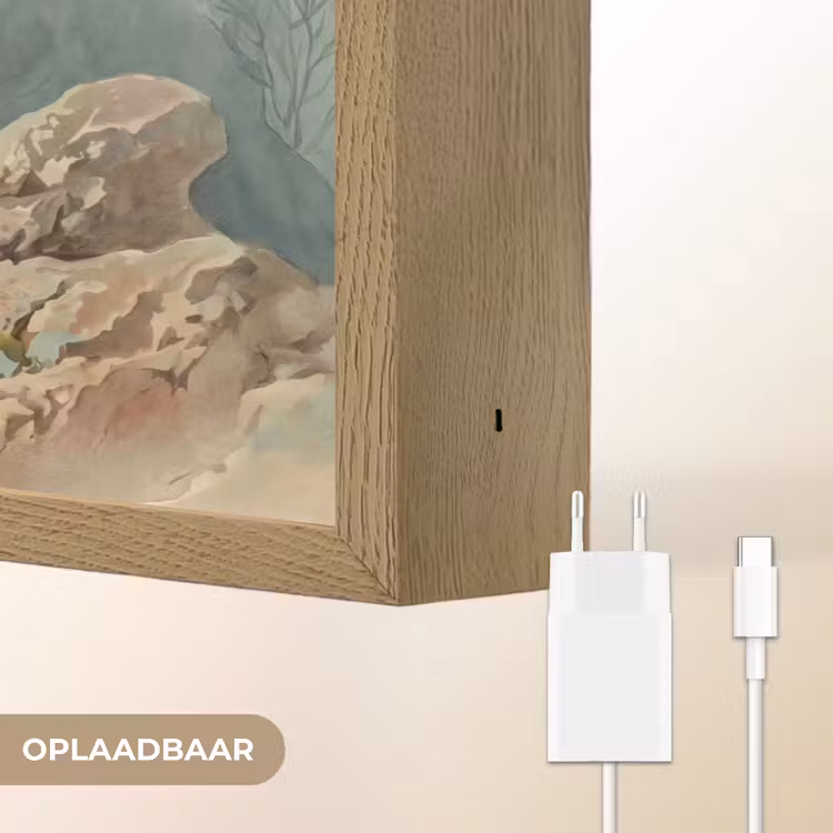 Lightbox - Wandlamp - Zeeleven - Kwal - Onderwater - Illustratie - Beige — 7