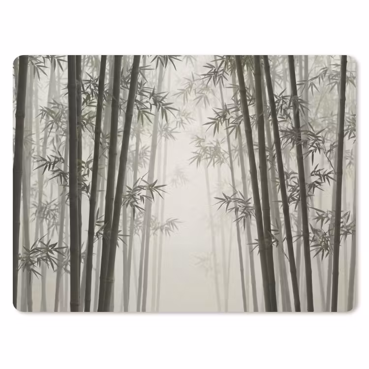 Muismat - Bamboe - Bos - Mist - Natuur — 1