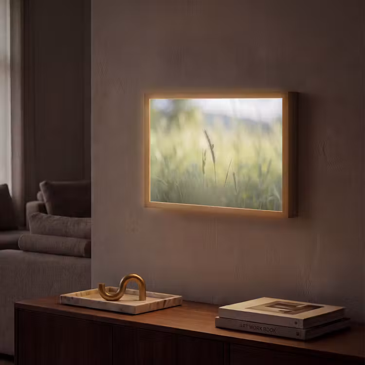 Lightbox - Wandlamp - Graan - Aar - Natuur - Groen - Detail — 2
