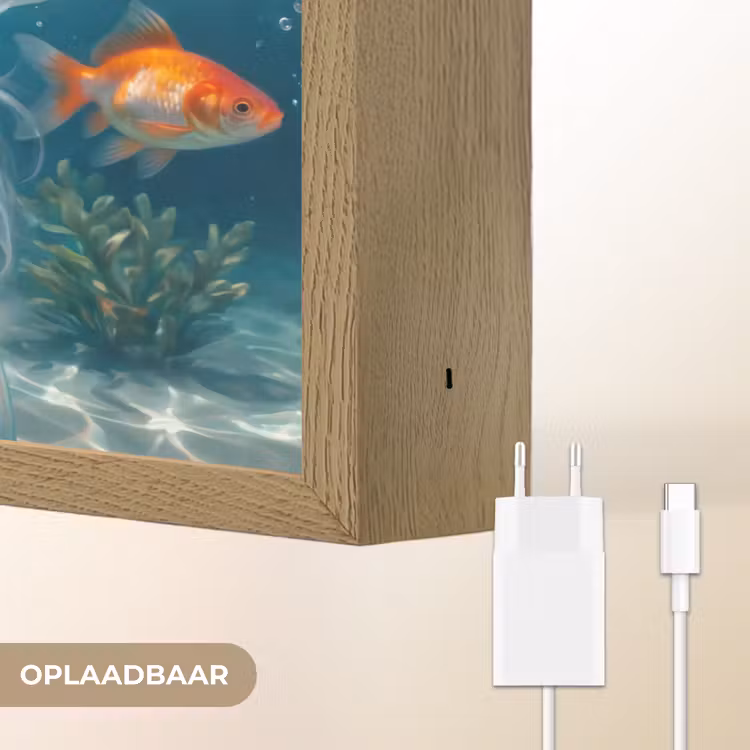 Lightbox - Wandlamp - Mens - Onderwater - Vis - Modern - Blauw — 7