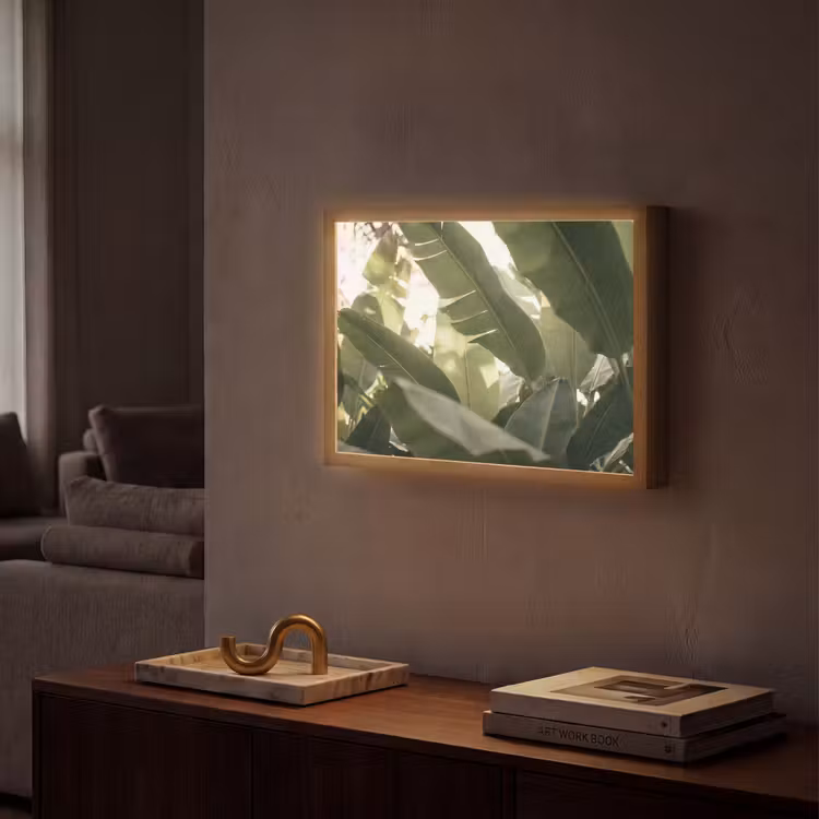 Lightbox - Wandlamp - Natuur - Bladeren - Groen - Tropisch - Detail — 2