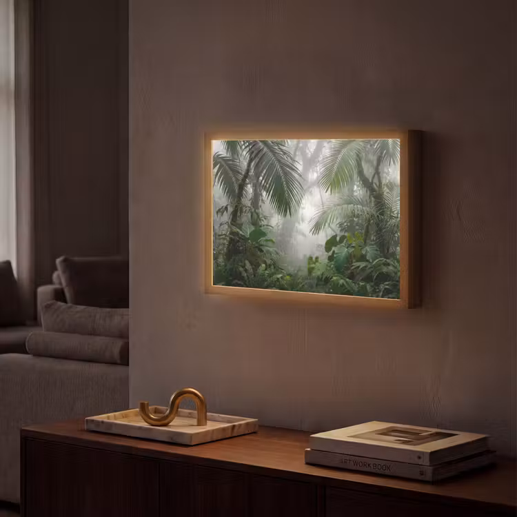Lightbox - Wandlamp - Natuur - Jungle - Mist - Tropisch - Groen — 2