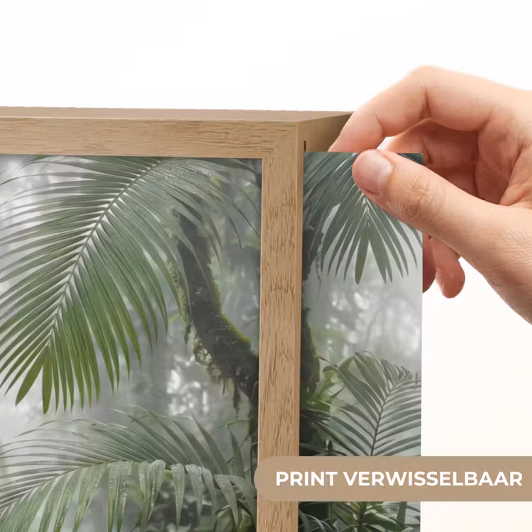 Lightbox - Wandlamp - Natuur - Jungle - Mist - Tropisch - Groen — 5