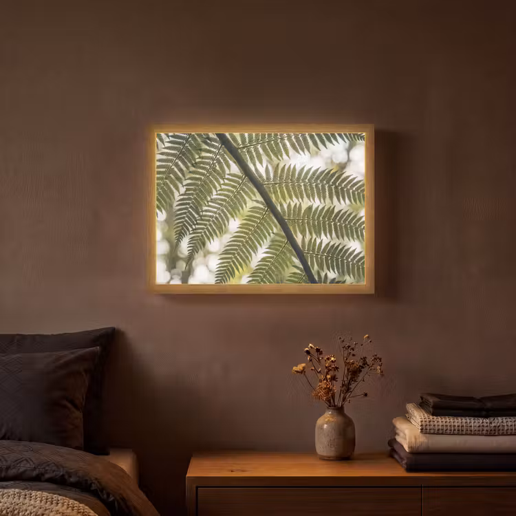 Lightbox - Wandlamp - Plant - Blad - Natuur - Groen - Detail — 3