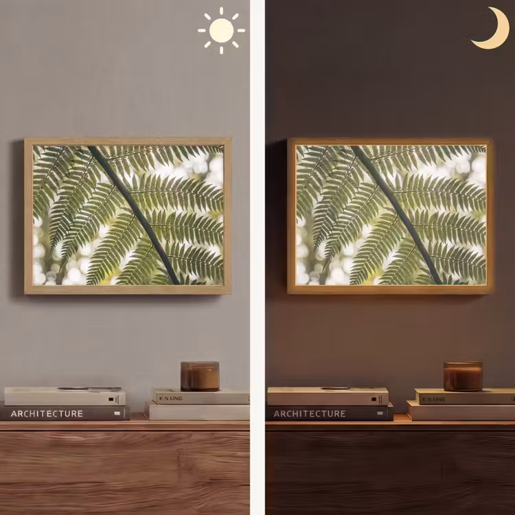 Lightbox - Wandlamp - Plant - Blad - Natuur - Groen - Detail — 6