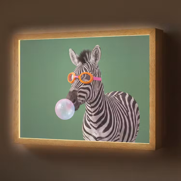 Lightbox - Wandlamp - Dier - Bril - Bel - Modern - Groen — 1