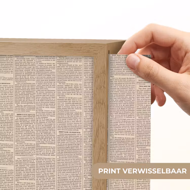 Lightbox - Wandlamp - Krant - Nieuws - Historisch - Vintage - Beige — 5