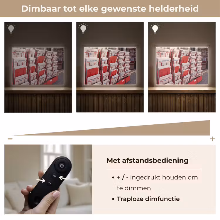 Lightbox - Wandlamp - Kranten - Rek - Stedelijk - Dagelijks leven - Rood — 9