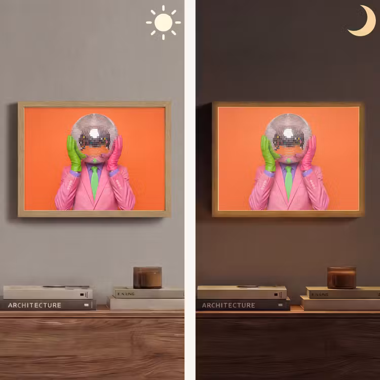 Lightbox - Wandlamp - Kunst - Disco bal - Kleurrijk - Modern - Studio — 6