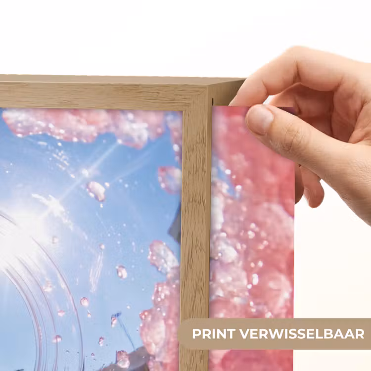 Lightbox - Wandlamp - Vrouw - Drank - Zomer - Roze - Blauw — 5