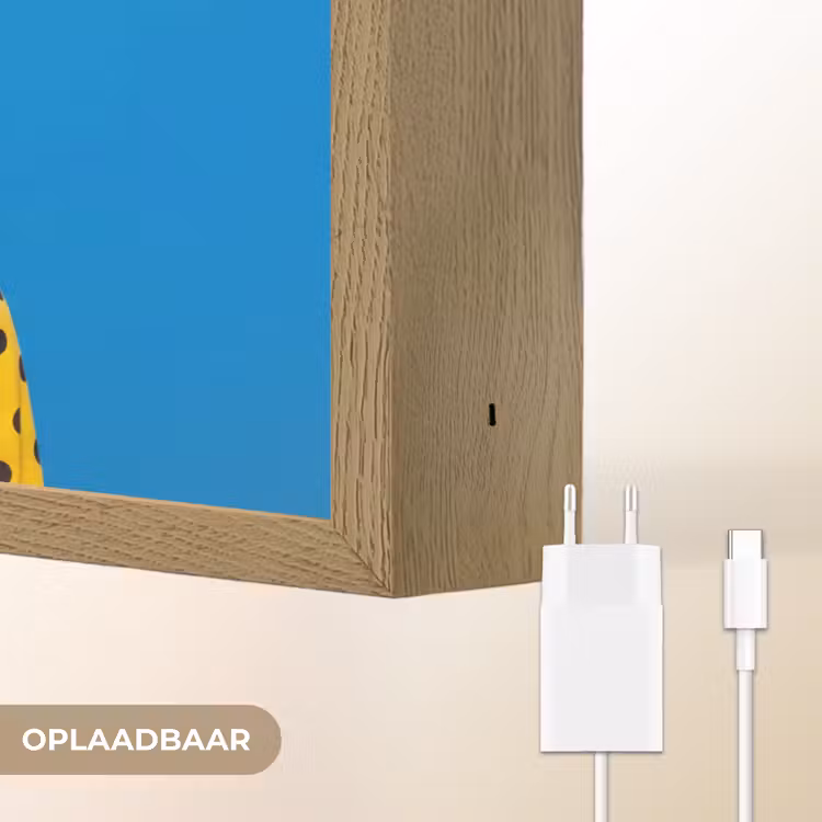 Lightbox - Wandlamp - Vrouw - Zonnebril - Pop Art - Portret - Geel — 7