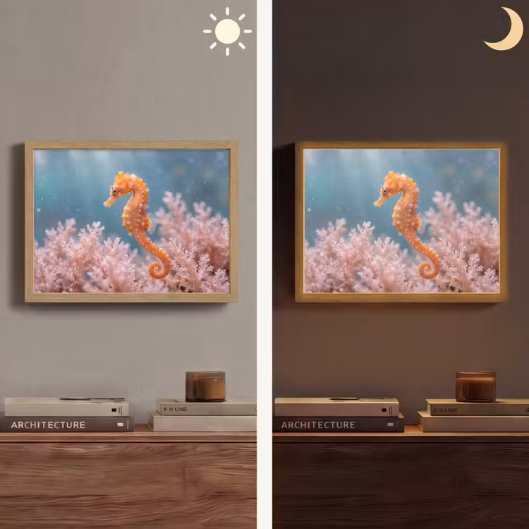 Lightbox - Wandlamp - Vis - Koraal - Oceaan - Macro - Oranje — 6