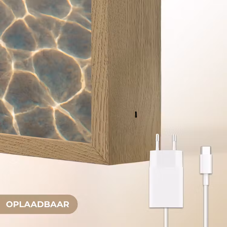 Lightbox - Wandlamp - Vis - Water - Dieren - Oranje - Goud — 7