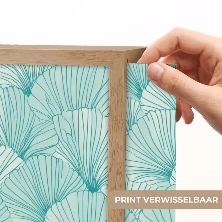Lightbox - Wandlamp - Groen - Wit - Ginko - Getekend - Textuur — 5