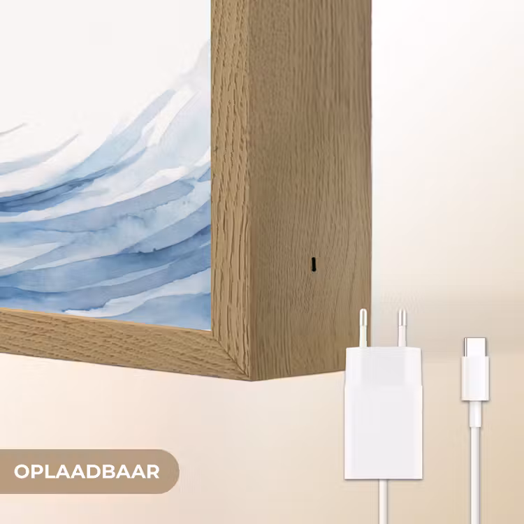 Lightbox - Wandlamp - Water - Beweging - Natuur - Modern - Blauw — 7