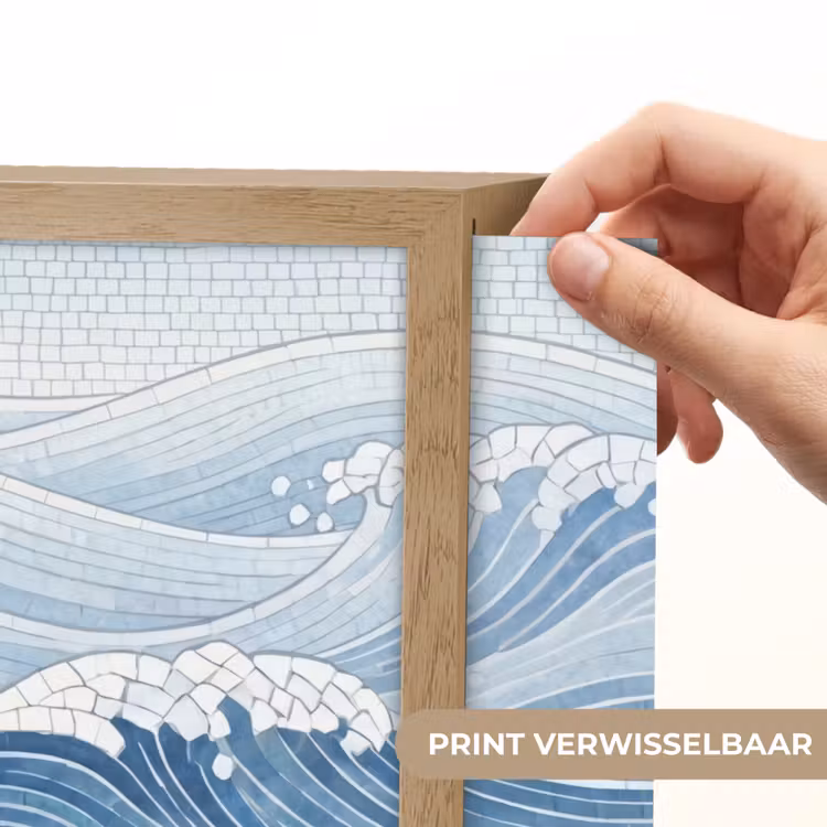 Lightbox - Wandlamp - Water - Mozaïek - Landschap - Modern - Blauw — 5
