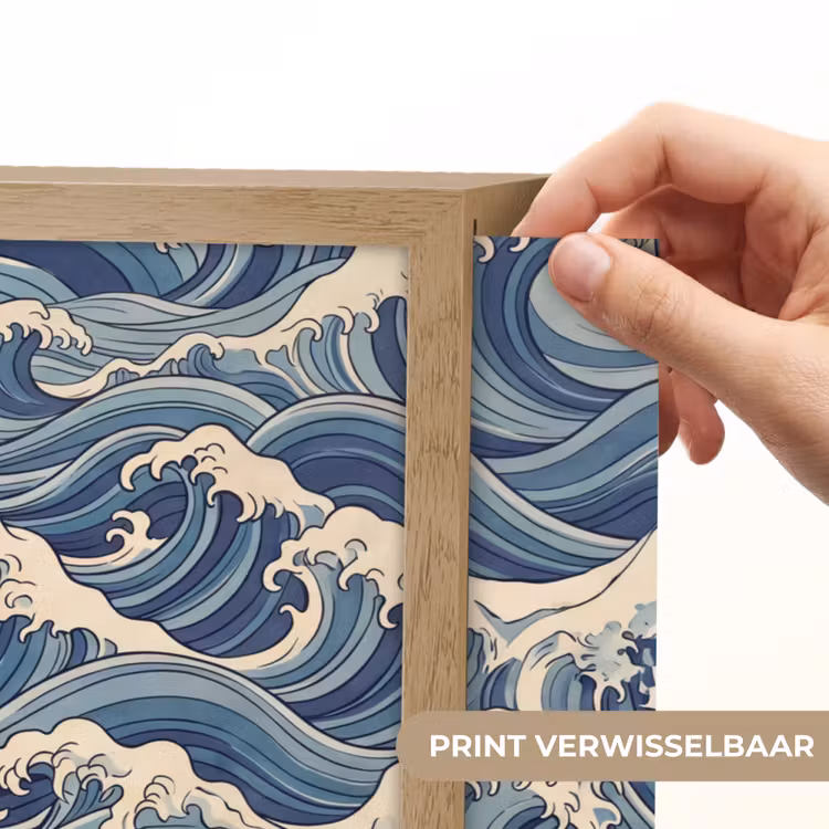 Lightbox - Wandlamp - Golven - Zee - Natuur - Abstract - Blauw — 5