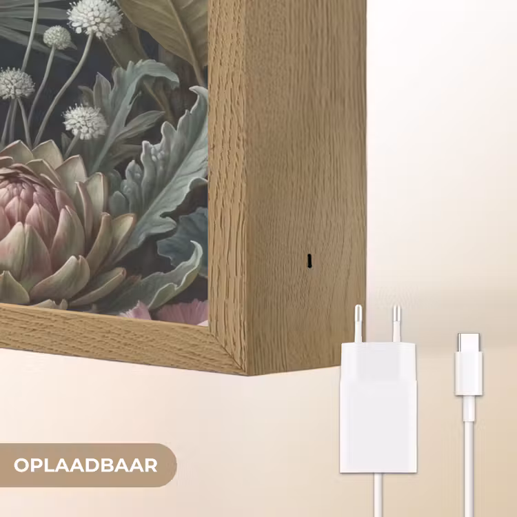 Lightbox - Wandlamp - Planten - Tropisch - Botanisch - Donker - Groen — 7