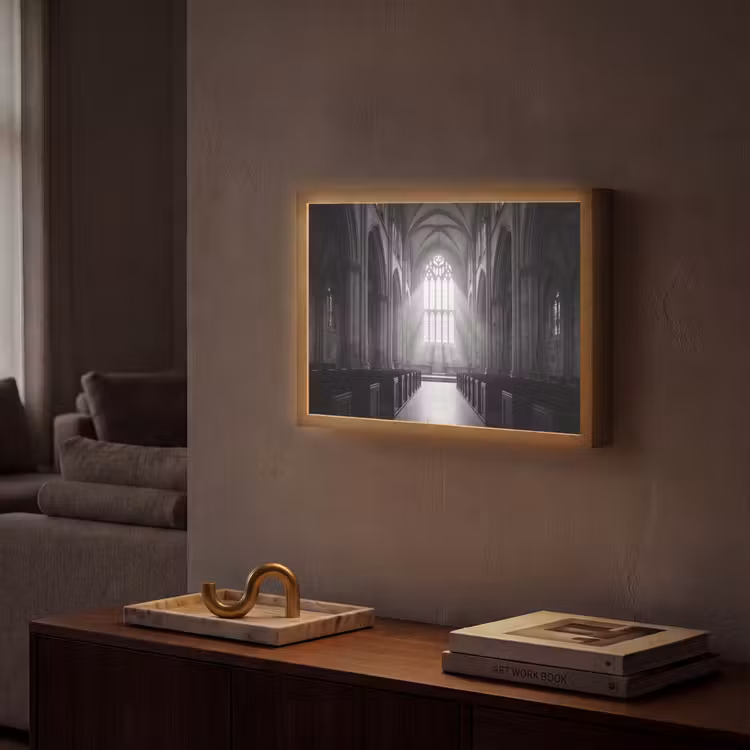 Lightbox - Wandlamp - Kerk - Interieur - Lichtstralen - Architectuur - Klassiek — 2