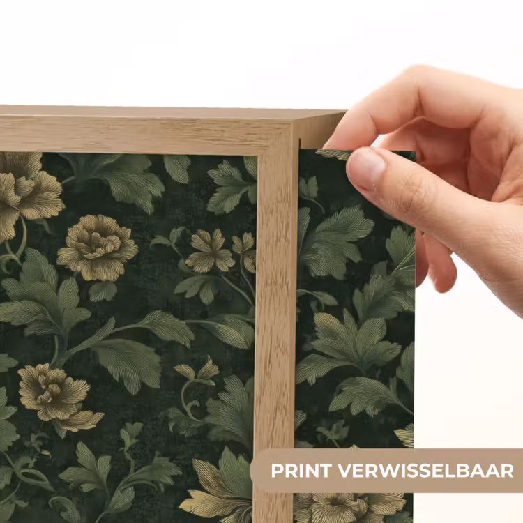 Lightbox - Wandlamp - Donker - Groen - Goud - Botanisch — 5