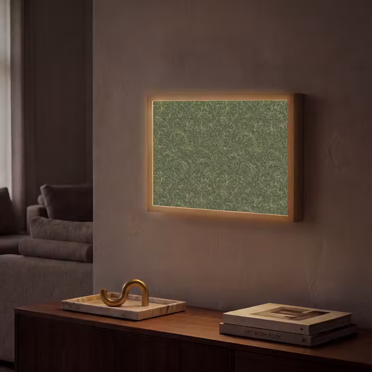 Lightbox - Wandlamp - Donker - Groen - Krullend - Botanisch — 2