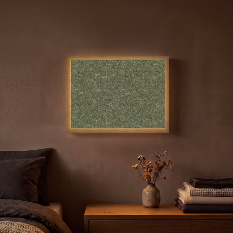 Lightbox - Wandlamp - Donker - Groen - Krullend - Botanisch — 3