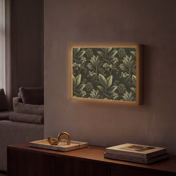 Lightbox - Wandlamp - Klassiek - Donker - Botanisch - Planten — 2