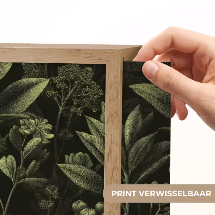 Lightbox - Wandlamp - Klassiek - Donker - Botanisch - Planten — 5