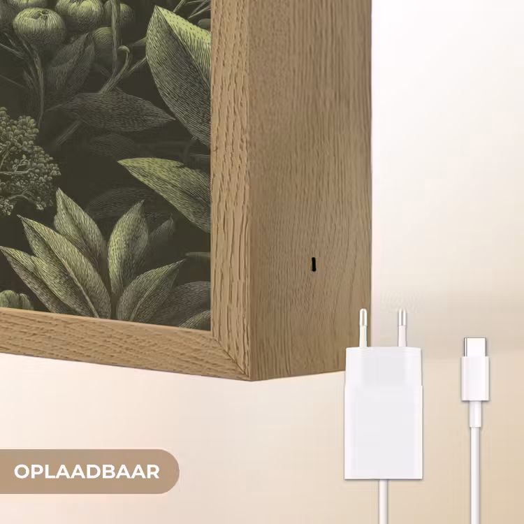 Lightbox - Wandlamp - Klassiek - Donker - Botanisch - Planten — 7