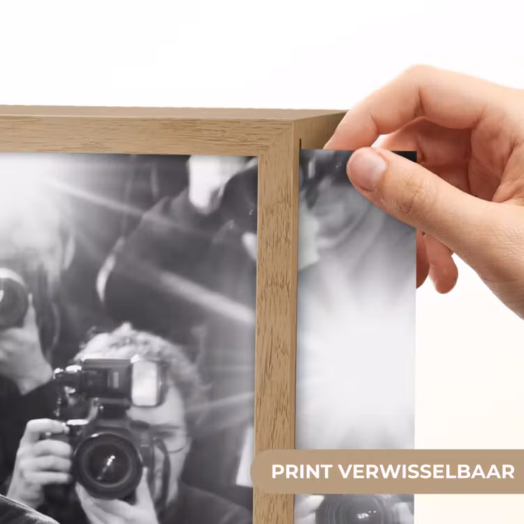 Lightbox - Wandlamp - Mensen - Camera - Flitslicht - Zwart-wit - Media — 5