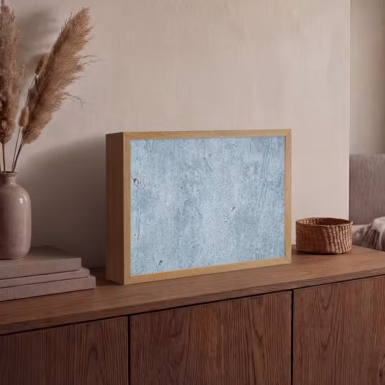 Lightbox - Wandlamp - Oppervlak - Ruw - Abstract - Modern - Grijs — 4
