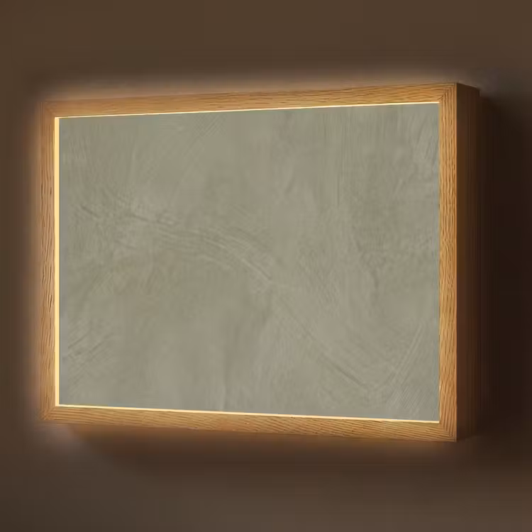 Lightbox - Wandlamp - Textuur - Betonlook - Achtergrond - Modern - Groen — 1