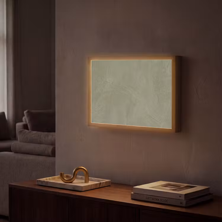 Lightbox - Wandlamp - Textuur - Betonlook - Achtergrond - Modern - Groen — 2