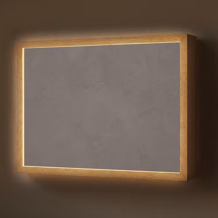 Lightbox - Wandlamp - Textuur - Grijs - Modern - Abstract - Oppervlak — 1