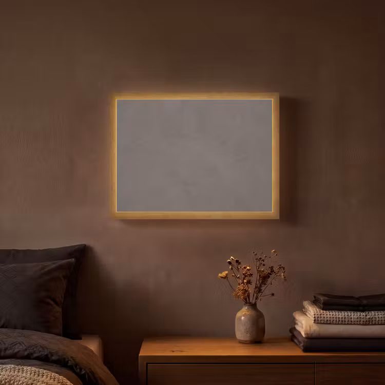 Lightbox - Wandlamp - Textuur - Grijs - Modern - Abstract - Oppervlak — 3
