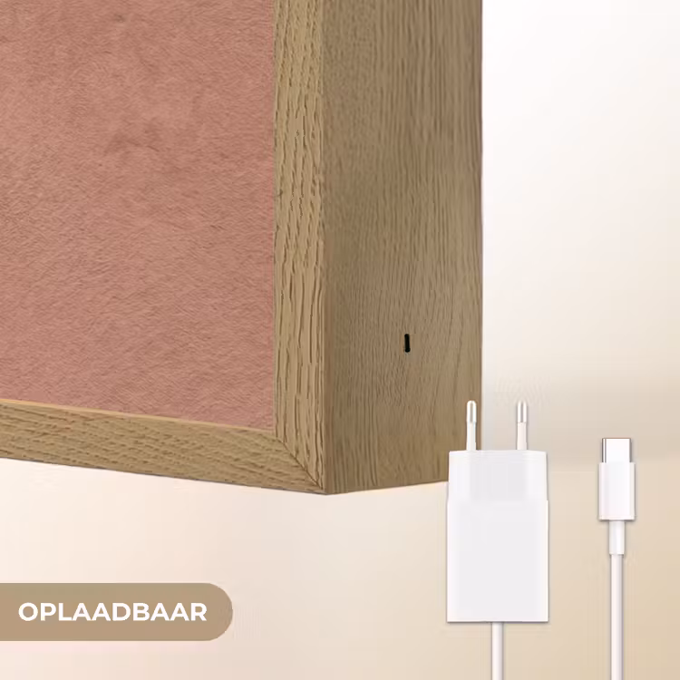 Lightbox - Wandlamp - Textuur - Roodbruin - Grof - Modern — 7
