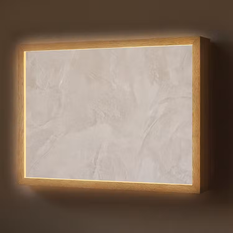 Lightbox - Wandlamp - Textuur - Wand - Modern - Beige - Abstract — 1