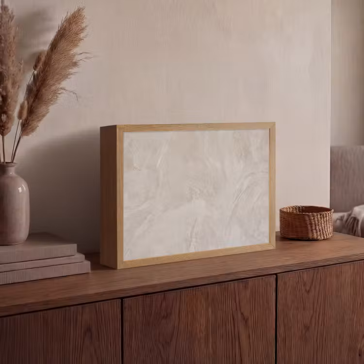 Lightbox - Wandlamp - Textuur - Wand - Modern - Beige - Abstract — 4