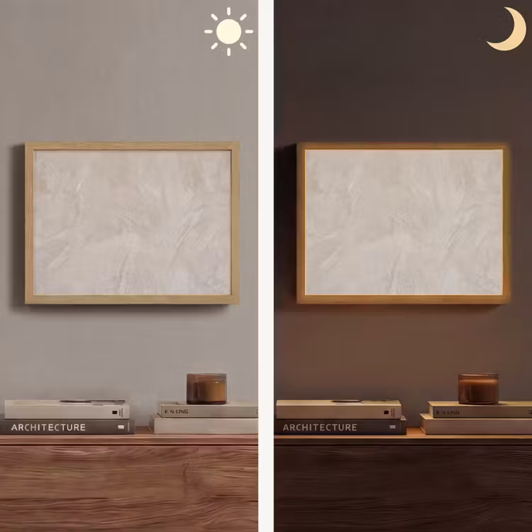 Lightbox - Wandlamp - Textuur - Wand - Modern - Beige - Abstract — 6