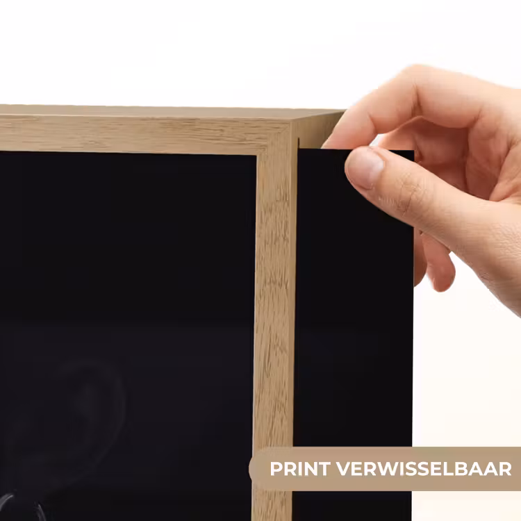 Lightbox - Wandlamp - Vrouw - Profiel - Mensen - Zwart-wit — 5